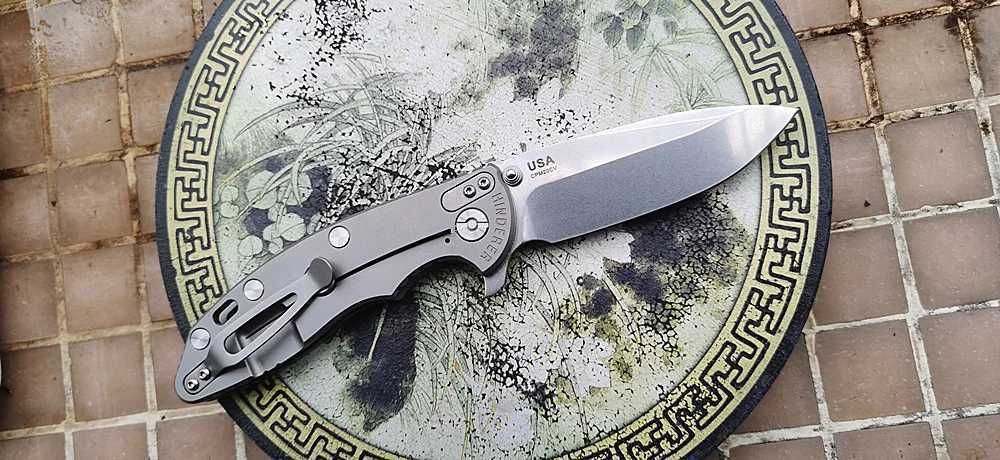 JUFULE New Hinderer XM18 Titanium Manual Ceramic Bearing Logo 20CV Tactical Pocket Camping Hunting Outdoor EDC Tool Folding Knife X241108