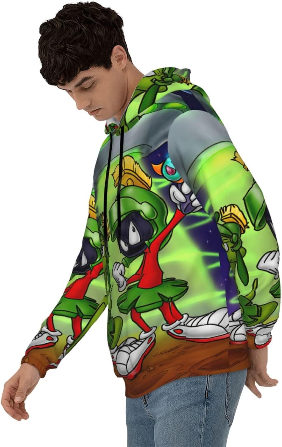 Hoodie for Mens Womens MenS Fleece Hoodie Trendy Sweatshirt Casual Hoodies Comfy Casual Autumn Winter Pullover With Pockets Graphic Trendy green puppy