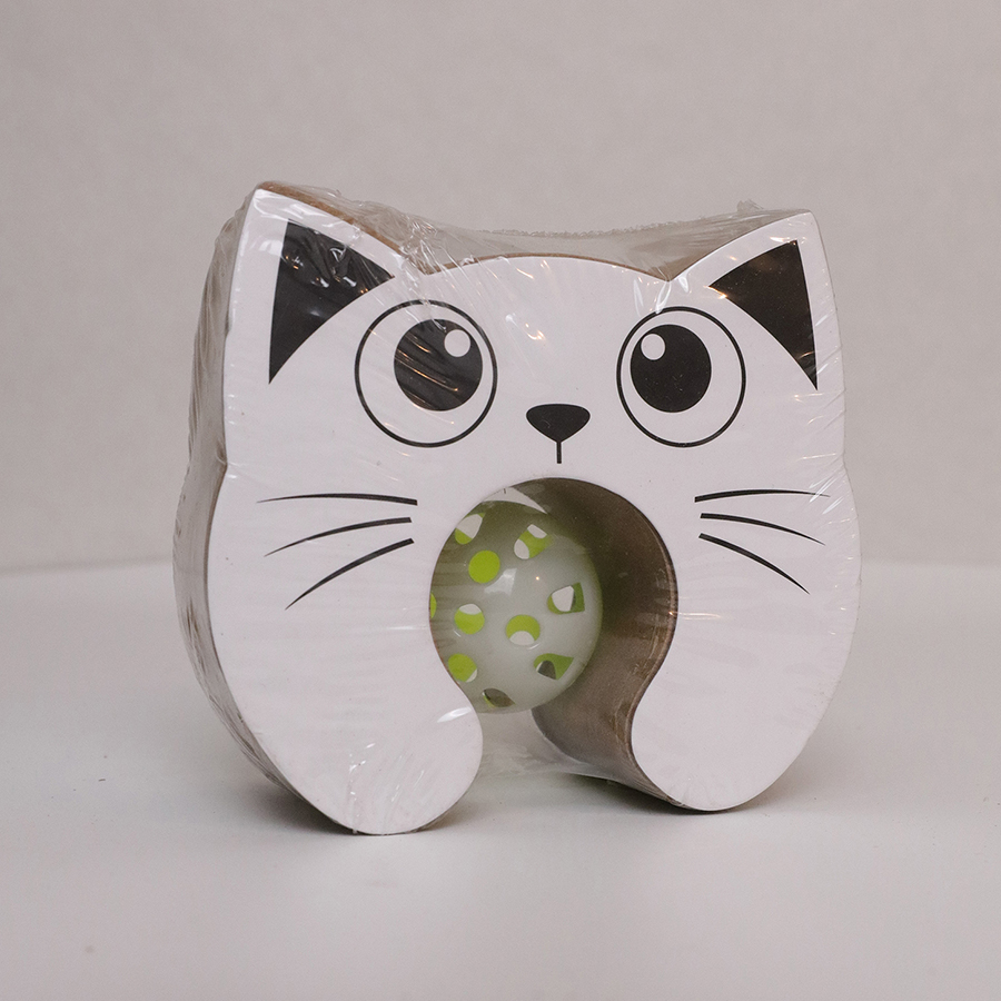 OEM Customized 2-in-1 Scratch Board Durable Magic Organ Cat Scratcher Corrugated Cardboard Interactive Chew Toy for Cats
