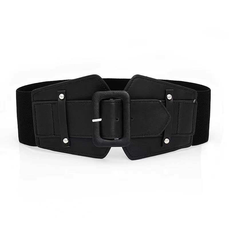Factory direct sale belt female decorative wide elastic waist seal with dress child simple versatile girdle fashion waist jewelry