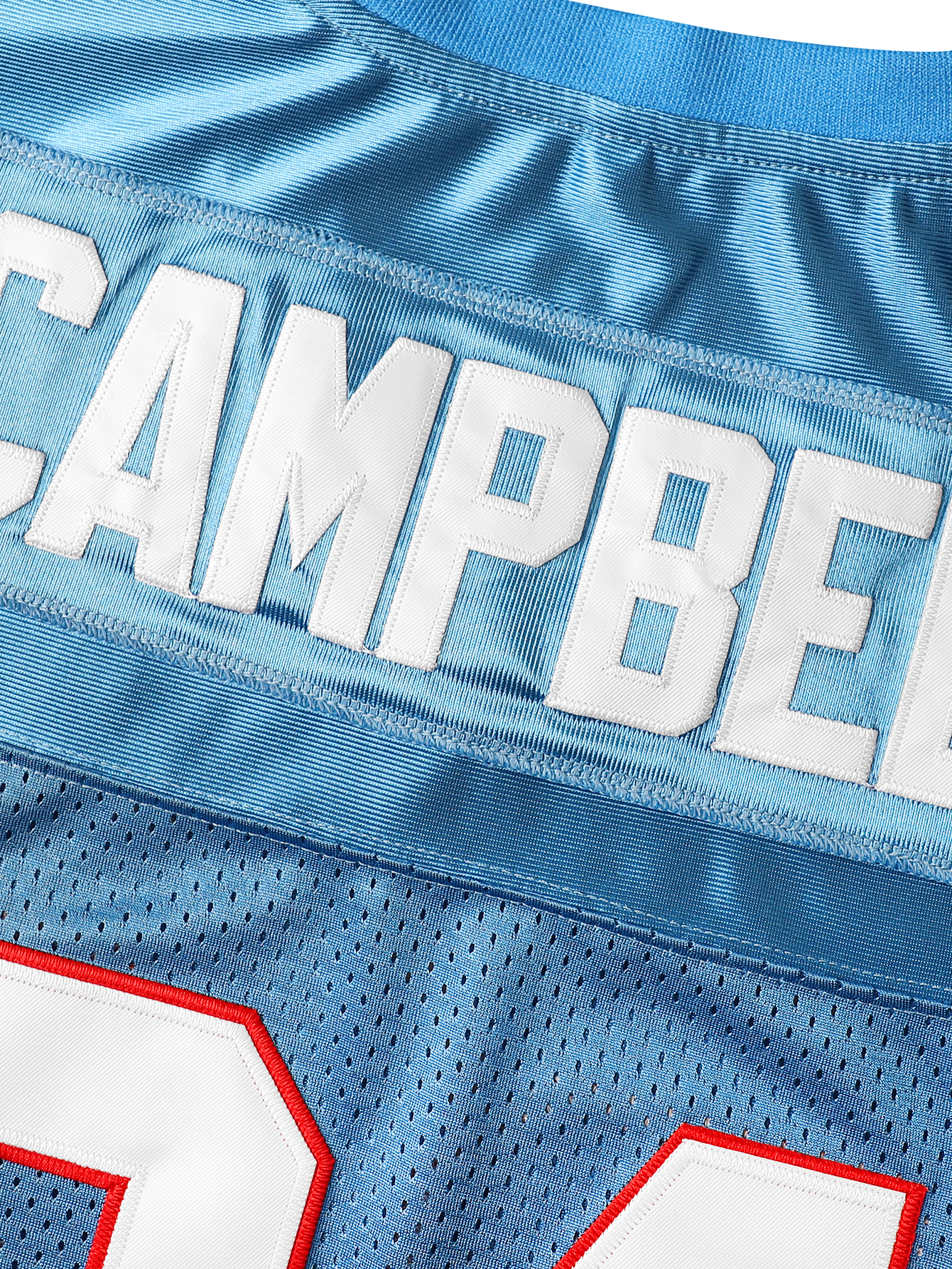 Vintage Style 1 Moon 34 Campbell Football Jerseys Double Stitched Personalized Name Number