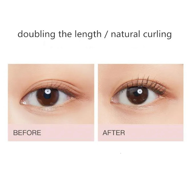 Judydoll mascara primer modeling liquid waterproof curl set liquid waterproof long thick fine brush eye black 241107