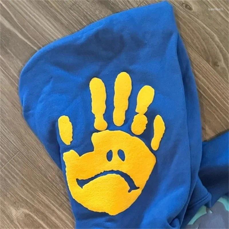 Womens Hoodies American Style Y2K Cartoon Street Hair Bubble Print Hip-hop Trendy Top For Both Men And Women Loose Pullover Hoodie