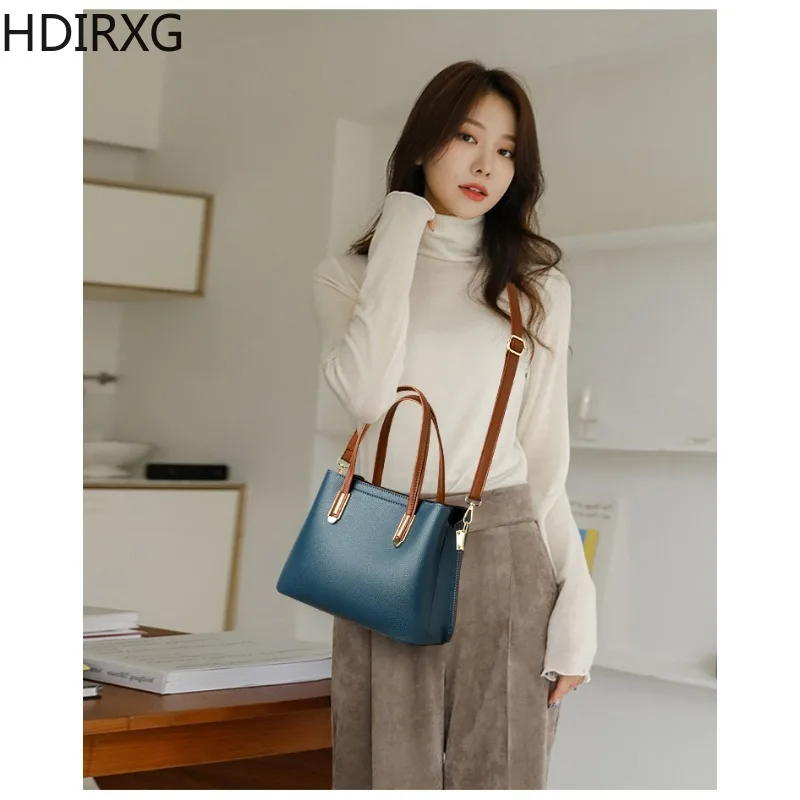 New Arrival Handbag Simple Women's Casual Handbag Shoulder Bag Messenger Crossbody Delicacy Woman Bags Solid Color High Quality