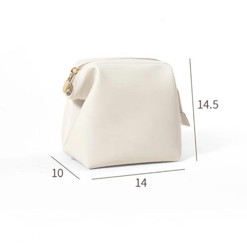 New Cosmetic Bag Ladies Fashion PU Organiser Small Coin Lipstick Travel