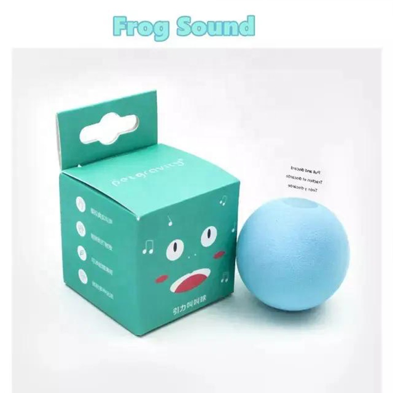 EVA Electronic Brinquedo Pet Automatic Motorised Cat Toys New Gravity Ball Smart Touch Sounding Interactive Pet Toys Squeak Ball