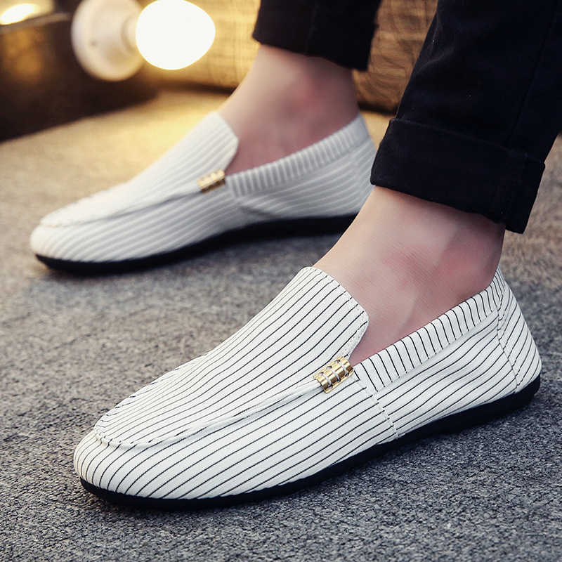Doudou Shoes Mens Cloth Shoes Korean Version Personalized Shoes Mens New Trend Canvas Shoes Lazy Shoes One Step Mens Shoes