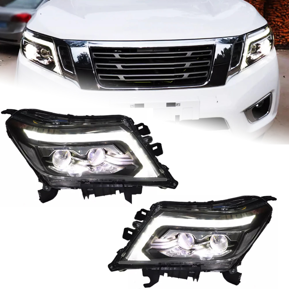 Auto Light Assembly for Nissan Navara NP300 20 15-20 20 LED Car Lamps Daytime Running Lights Dynamic Turn Signals Headlights