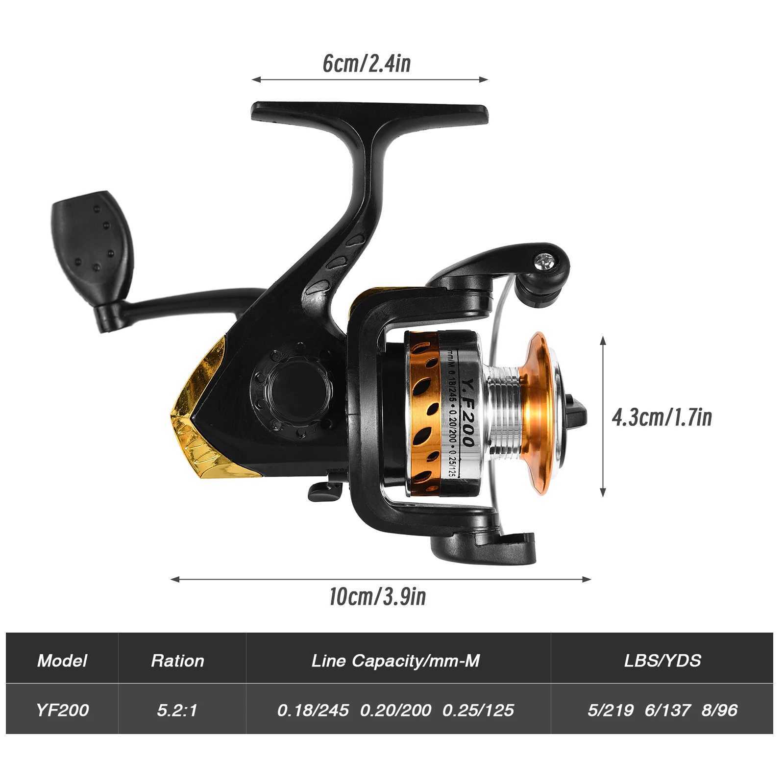 Lixada fishing rod reel combination droplet kit (Compte Kit 1.9m 2.3m) professional fishing gear with hooks W241108