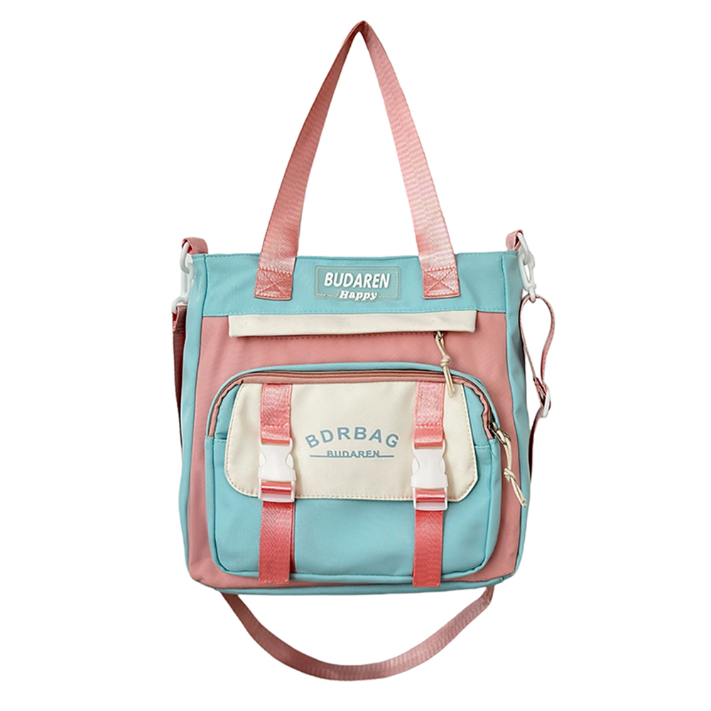 Cute Shoulder Bag Chic Nylon Hobo Bag Large Capacity Casual Messenger Bag Adjustable Strap Trendy Satchel Bag School Book Bag