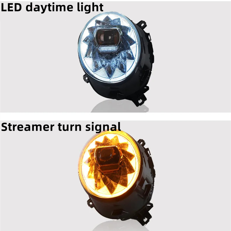 Head Lights for MINI F55 F56 20 14-20 21 Upgraded LED Bifocal Lens Day Running Turning Signal Head Lamps Assembly