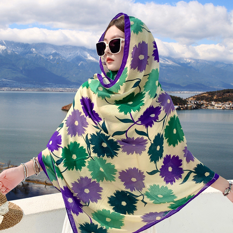 High quality fashion design,Female Ethnic Style Tourism Shawl Desert Scarf