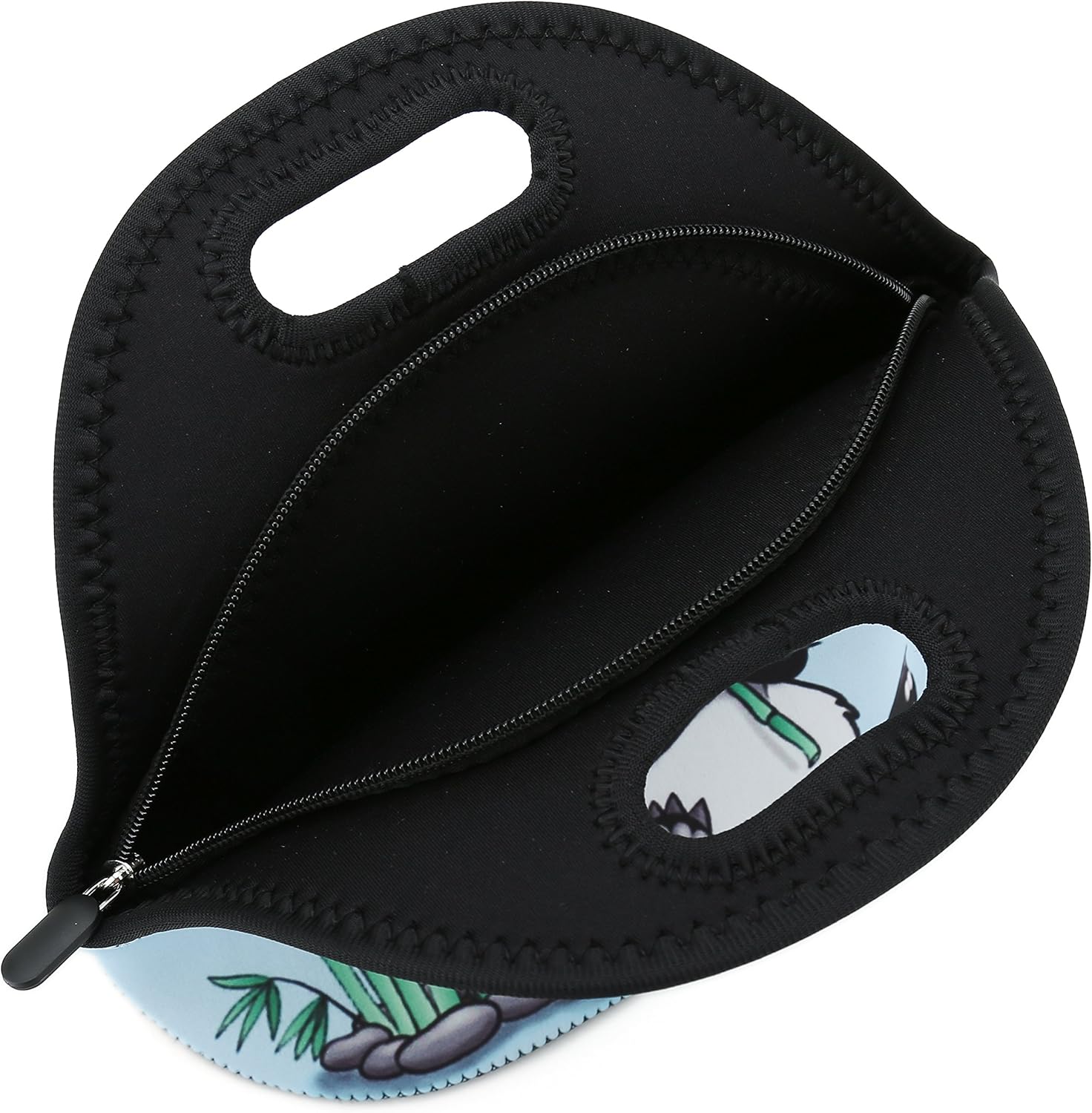 Cute Panda Reusable Insulated Lunch Bag Office Outdoor Thermal Carrying Gourmet Lunch Box Lunch Tote Container Tote Warm Pouch