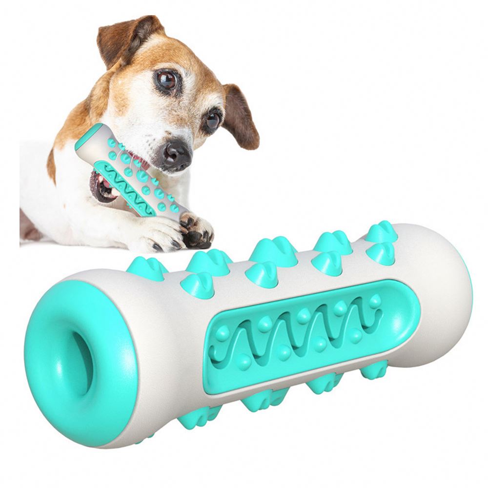 Custom Dental Care Rubber Dog Chew Toys Toothbrush Stick For Deep Teeth Cleaning