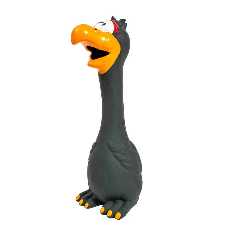 Squeaky Dog Rubber Toys Bite Resistant Dog Latex Chew Chicken Shape Puppy Sound Toy Pet Supplies For Small Medium Large Dog