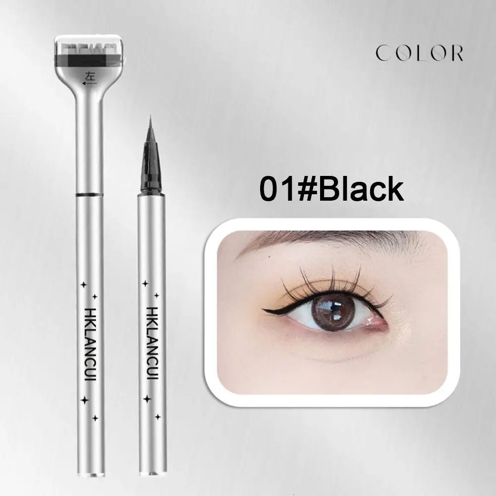 Lower eyelash printing waterproof eyeliner pencil lower eyelash template eyelash simple tool lower eyelash beauty seal 241107