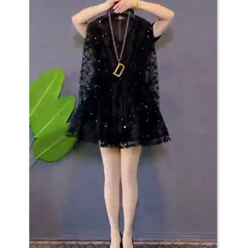 Women's V-Neck Sequin Party Dress: Patchwork Design For A Fashionable Look