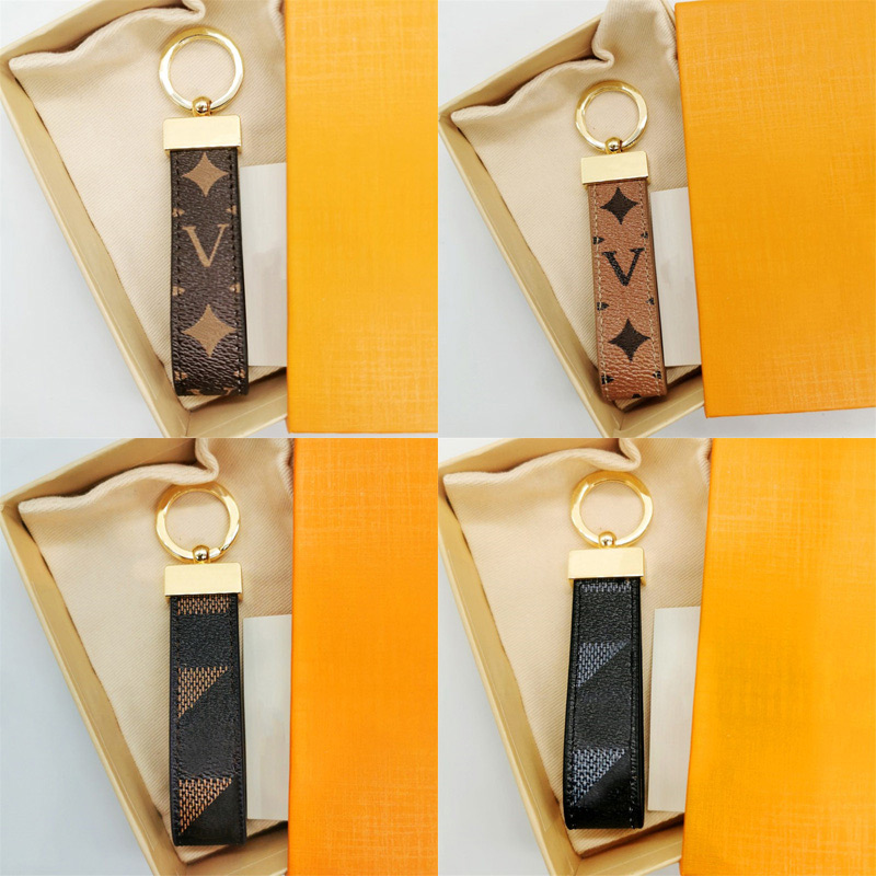 Keychain designer key chain key ring schlusselanhanger luxurys portable stainless steel car keychains lanyards for keys keychain wallet husband identify keyring