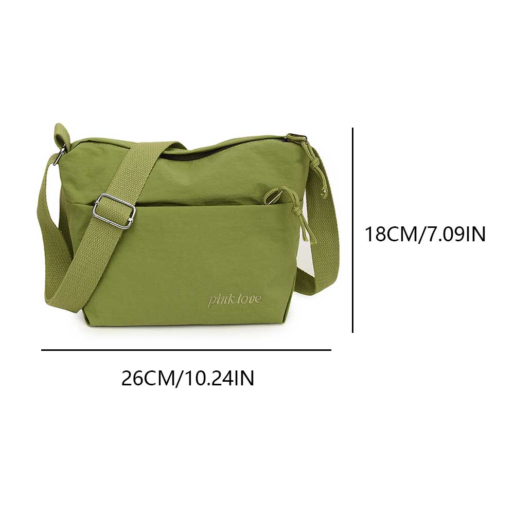 Washed Fabric Shoulder Bag Large Underarm Bag Casual Crossbody Purse for Women Daily Use and Commuting