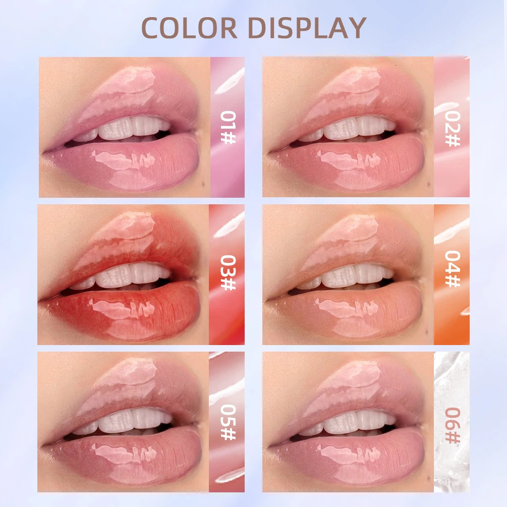 QI transparent fashionable crystal jelly lipstick lustrous sexy lipstick lustrous lipstick coloring lipstick 241107