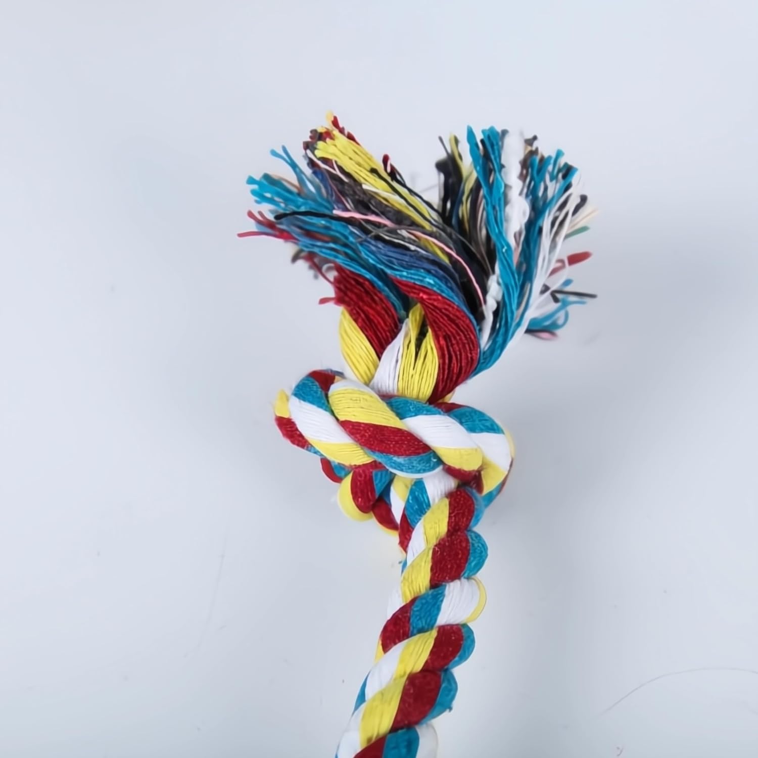 Durable Pet Dog Puppy Double Knot Chew Toy Interactive Rope Knot Toys Clean Teeth Braided Bone Rope Pet Molar Toy Pet Supplies