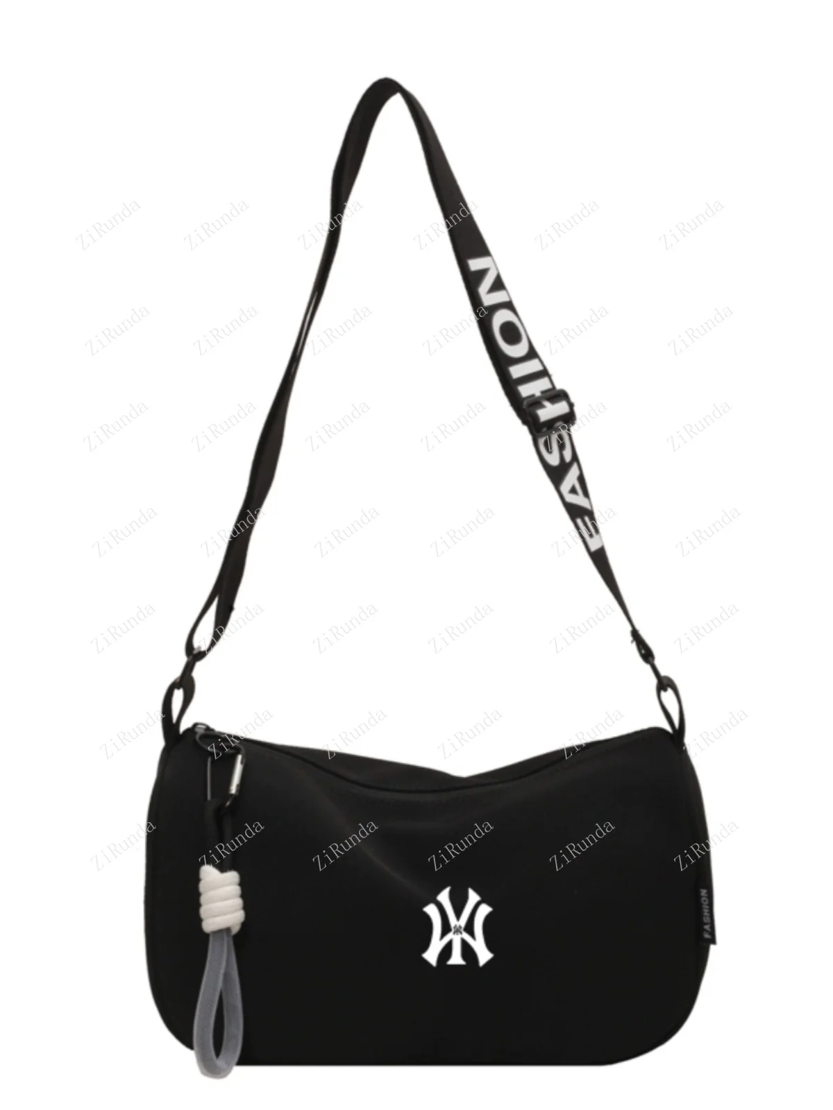 Canvas bag Women's Fashion commuter shoulder bag Pillow Sports and leisure Versatile messenger bag Fanny pack