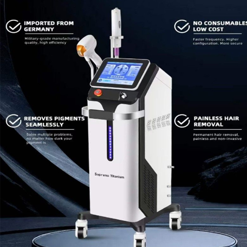Newest 2 In 1 Picosecond Laser ND Yag Tattoo Removal Device Diode Laser Hair Removal Machine 4 Wavelengths 755Nm 808Nm 940Nm 1064N