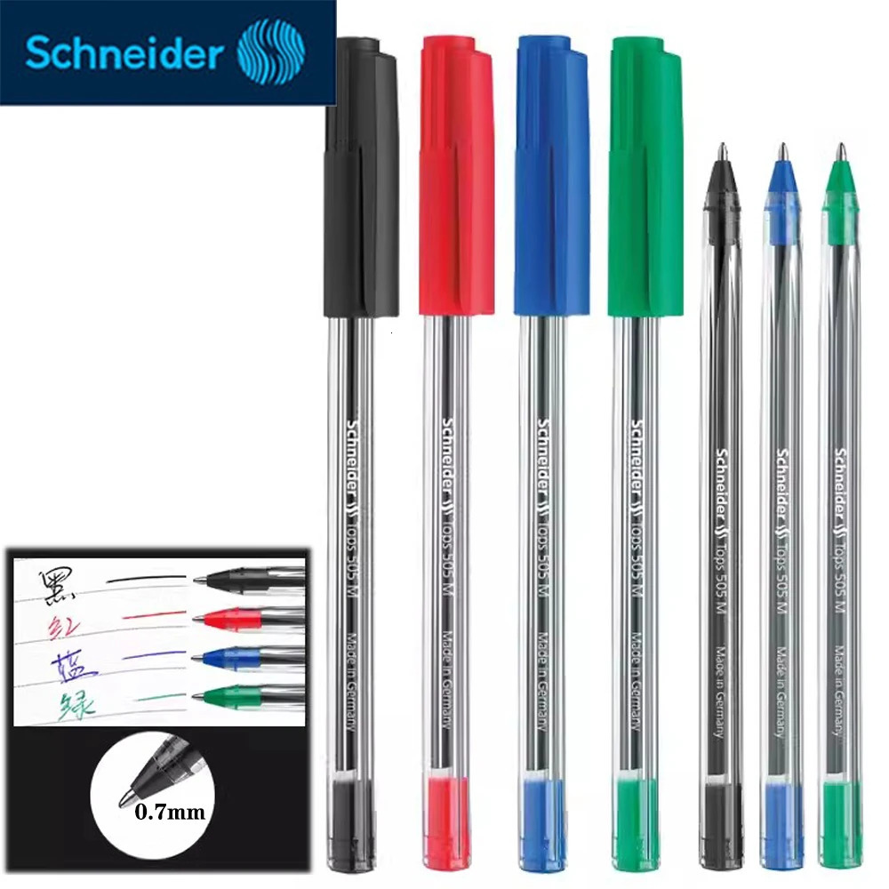 10 German Schneider Ballpoint pens 505M large capacity gel pens Office writing 0.7mm school stationery 241106
