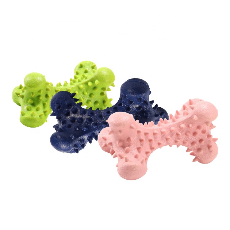 Amazon Hot Selling drop shipping Pet Toys Molar Spike Dog Bone Toys Pet Dog Chew Toys
