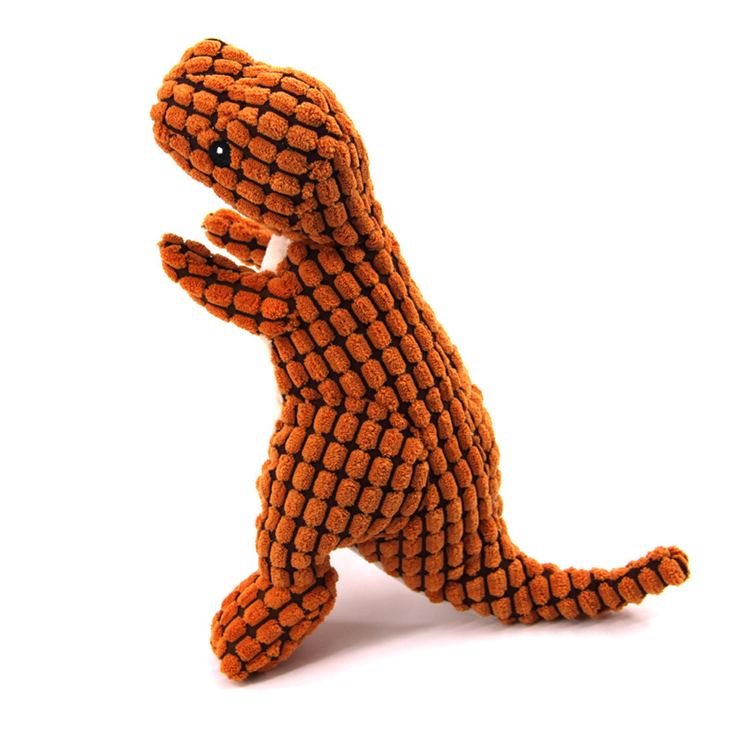 Dog Toy New Cartoon Dinosaur Vocal Dog Toy Bite Resistant Dinosaur Plush Dog Toys