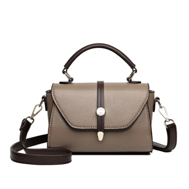 2024 Women's Messenger Bag High Quality Soft Leather Girl Shoulder Crossbody Bags Trendy Designer Female Handbag