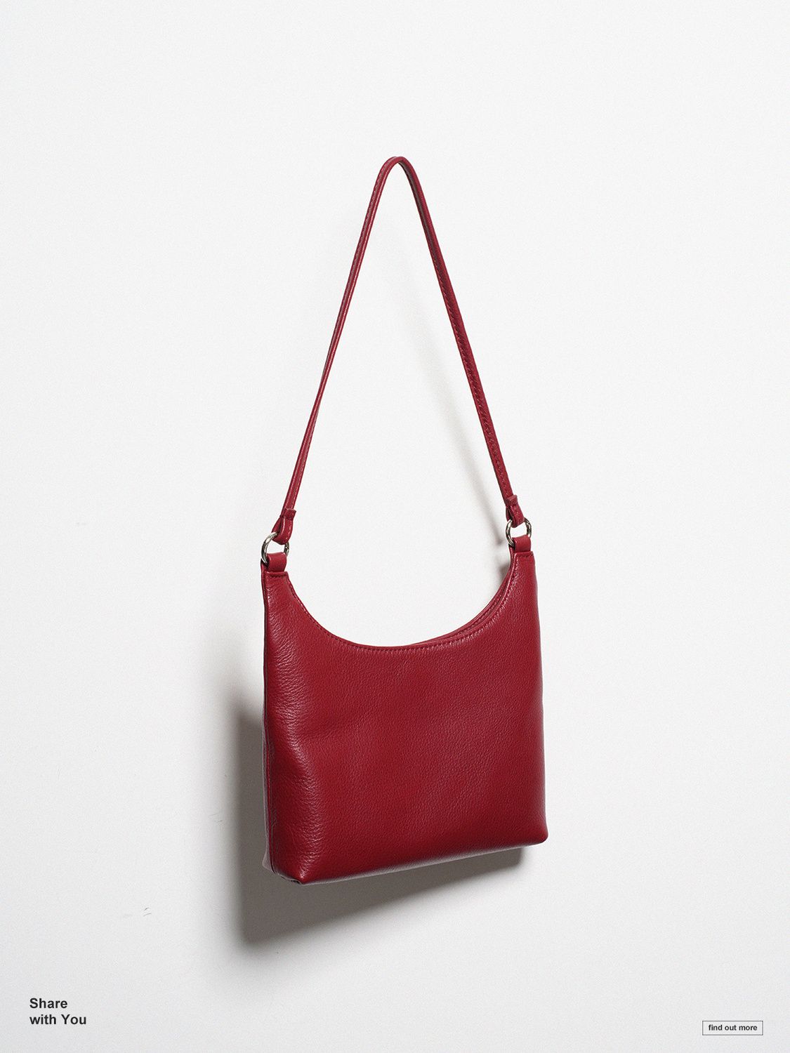 New Lychee Patterned Single Shoulder Crossbody Bag Women's Underarm Bag Luxury Designer Red Small Handbags Simple Daily Pouch