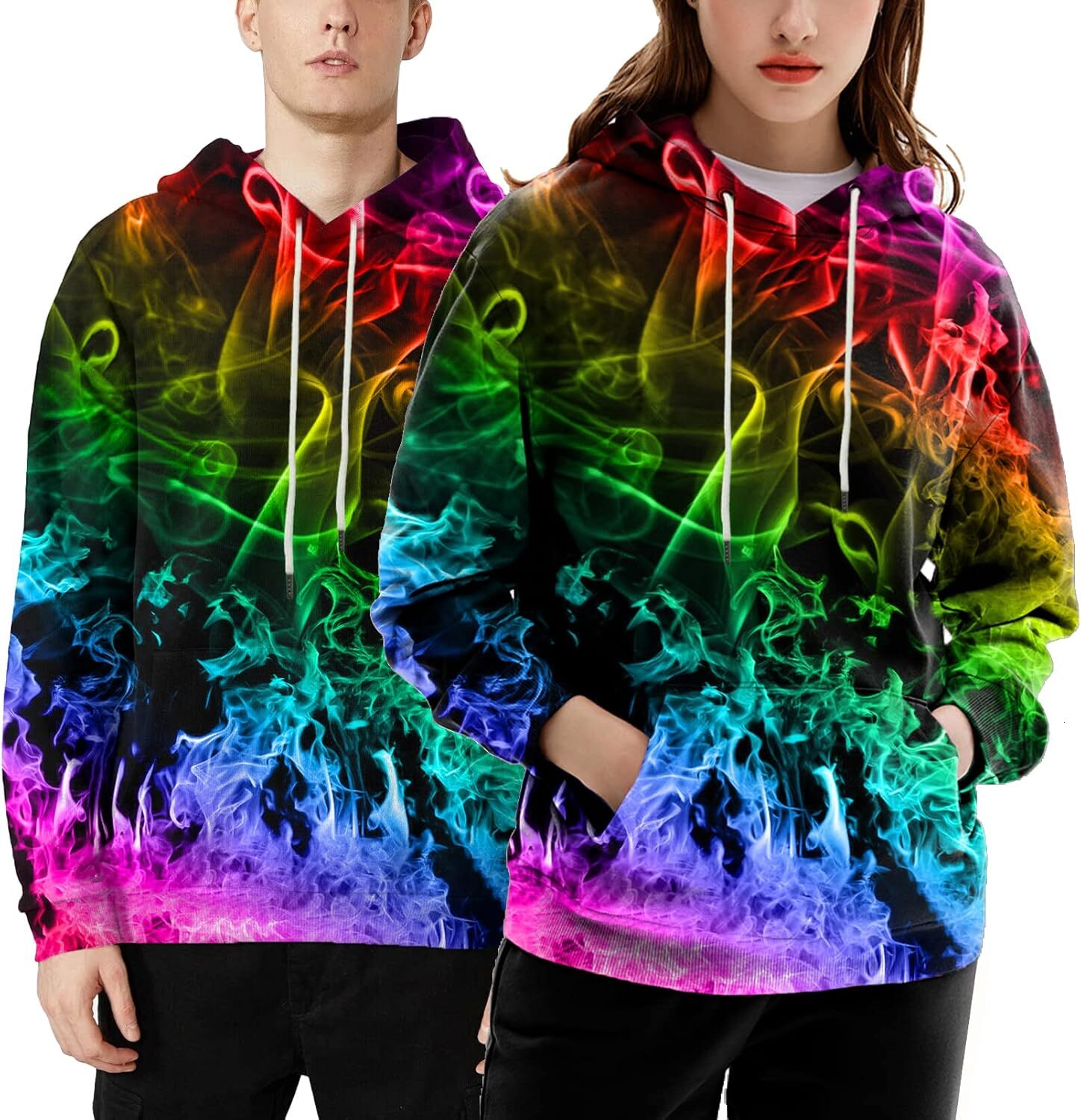 Hoodie for Mens Womens Unisex 3D Novelty Hoodies Graphic Sweatshirt for Men Women with Pockets Graphic Fashionable and cool patterns