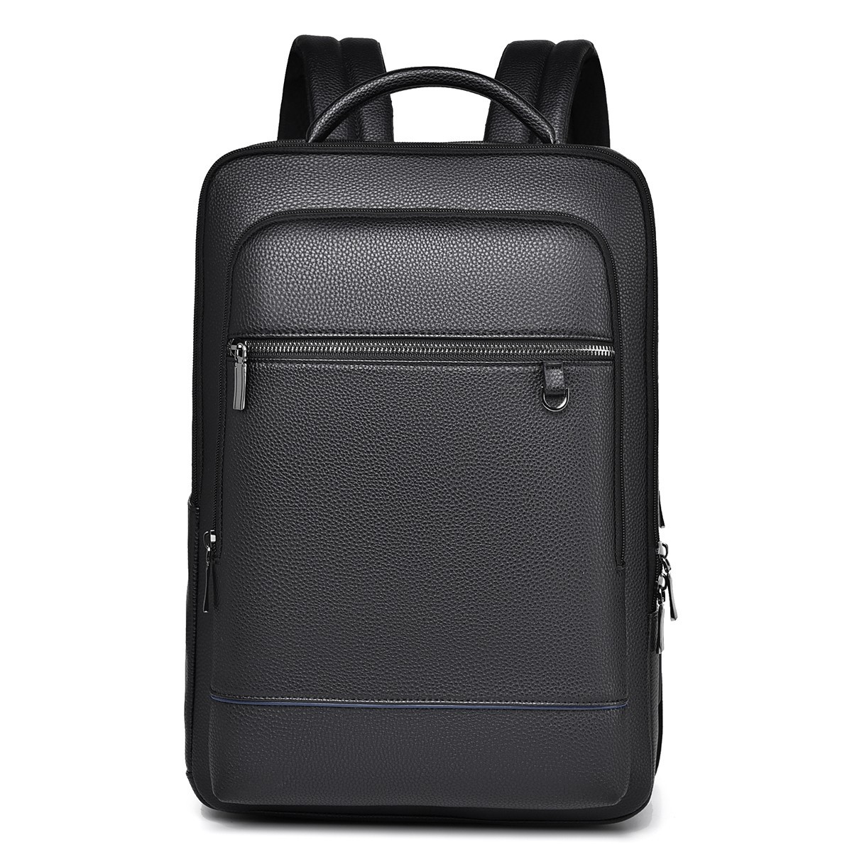 New Trendy Quality PU 15.6 Computer Bag Men's Backpack Multi-compartment Travel Bagpack Business Backbag Mochila School Bag 2025