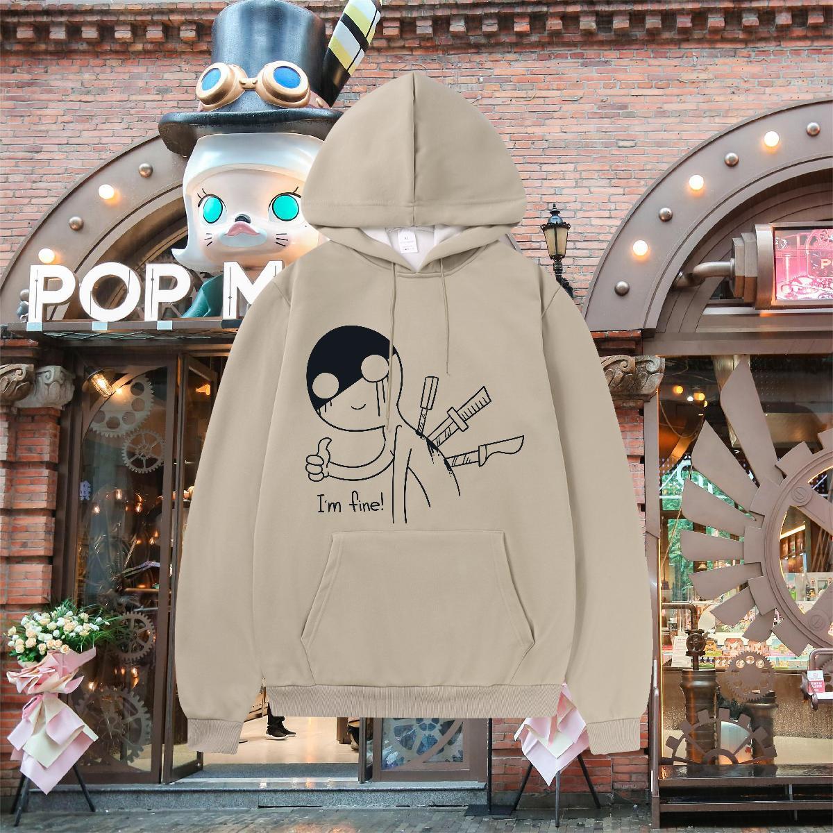 2024 New Unisex Sweatshirts Breathable Cool Design Hoodie for Man Woman Cartoon Printing S-3XL Clothes Street Wear Thick Plush