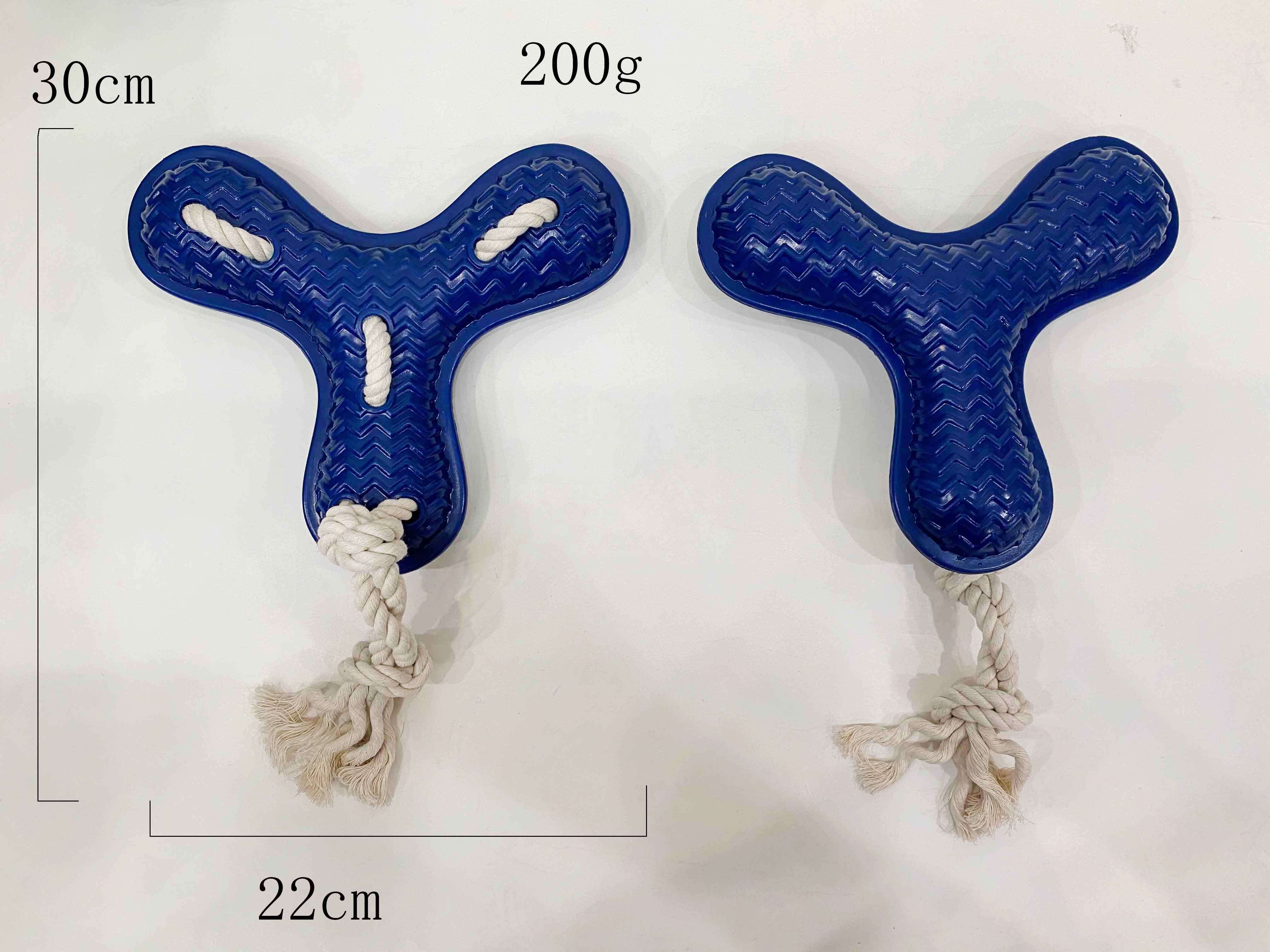 Super tough indestructible rubber toy handle dog chewing toys