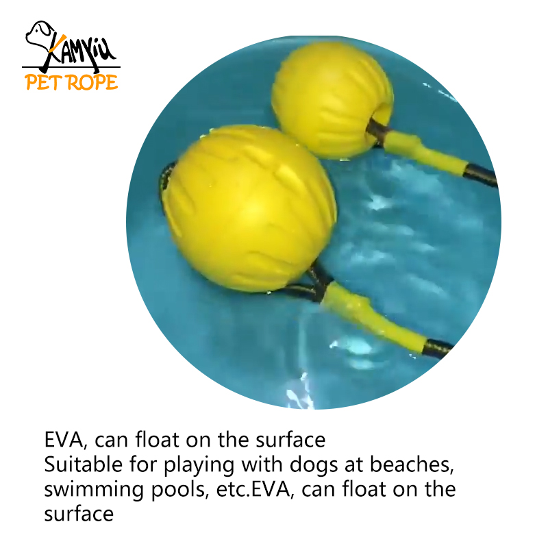 Floating on the surface eva dog toy chew ball