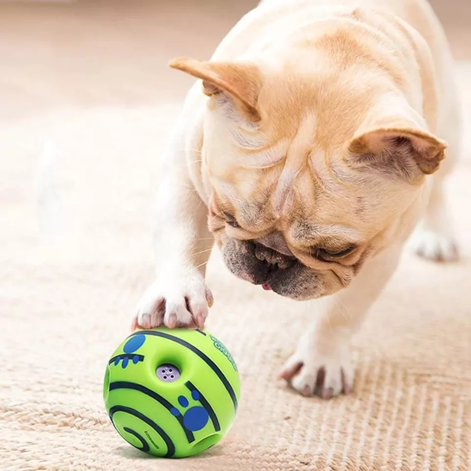 Chew Toy giggling balls interactive dog toys funny laughter while rolling or shaking pet toy ball