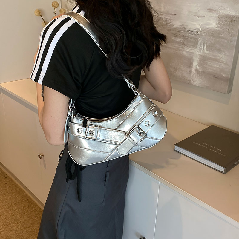 Y2k Satchels Spicy Purses for Girls Wallets Scorching Styling PU Leather Chic Hobo Bag Clutch Tote Shoulder Bags for Women 2024