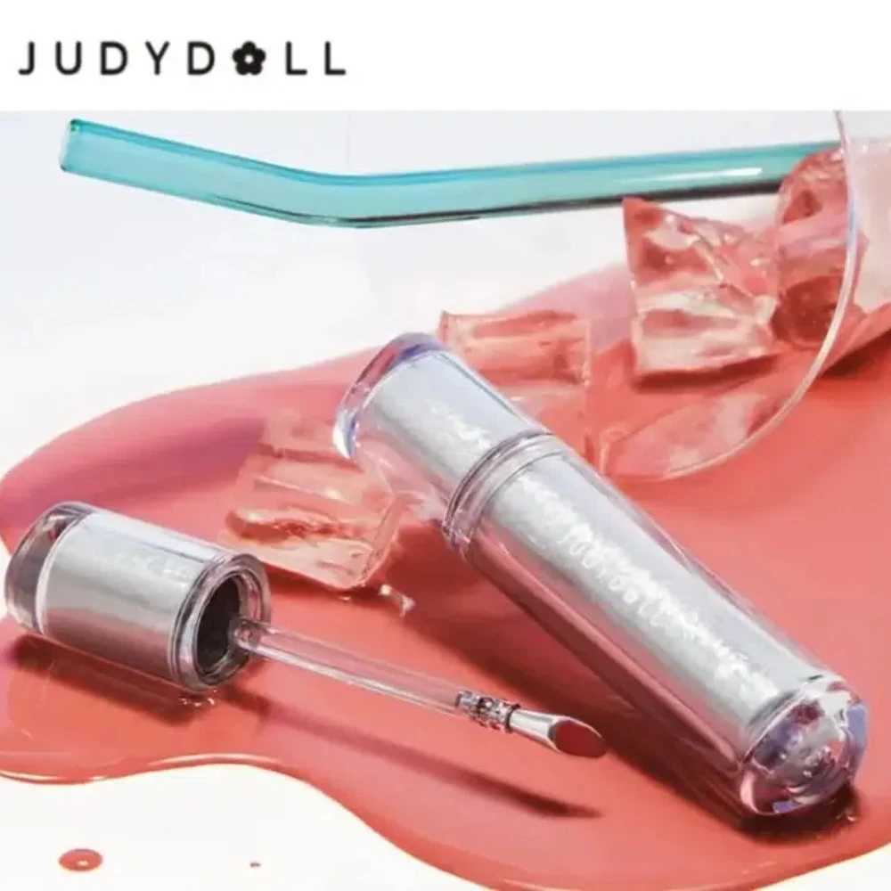 Judydoll Ice Iron Lip Glaze Lipsticks Non-Stick Cups Mirror Shine Watery Lip Lotion Metal Brush Head Makeup Cosmetics W250312
