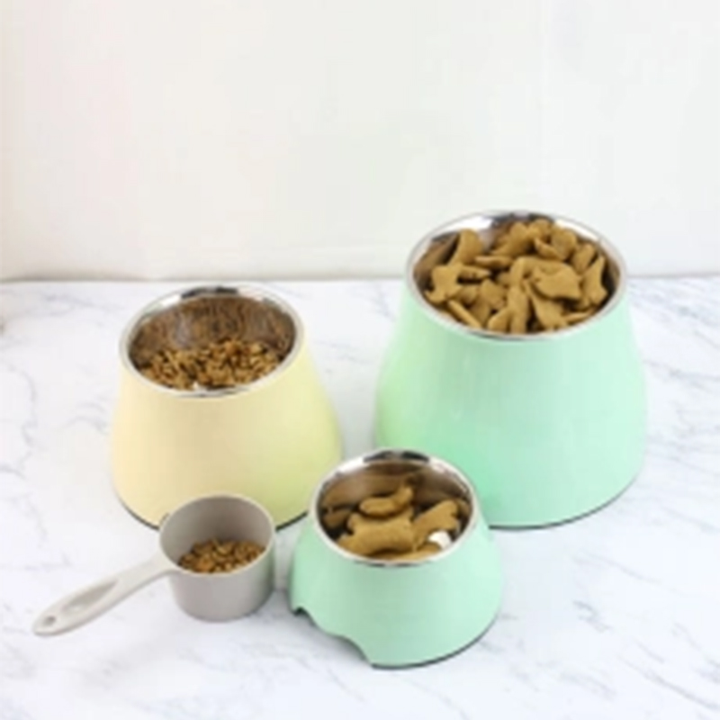 Sleek High-Rise Dog & Cat Food Dispenser Customizable with Multiple Color Options