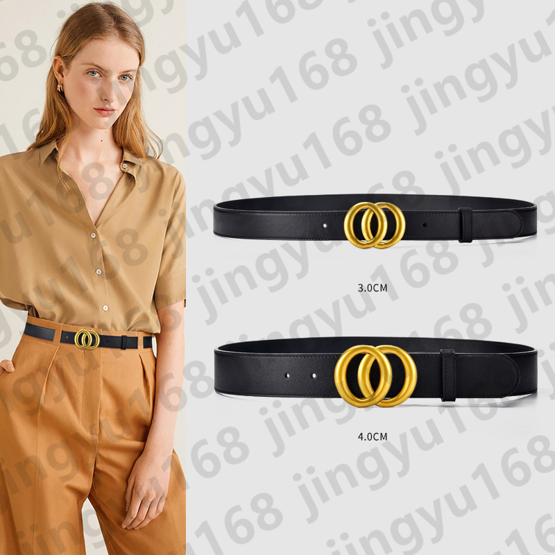 Fashion Men Designers Belts Womens Mens Casual Letter Smooth Buckle Belt Width 2.0cm 2.8cm 3.4cm 3.8cm