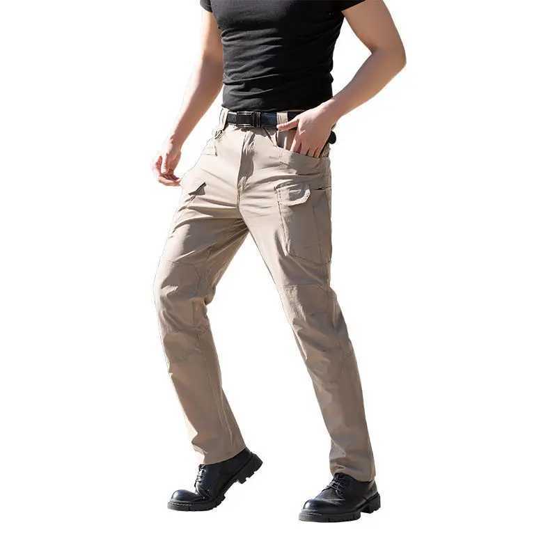 Cargo Pants Soft Shell Charge Outdoor Pants Ix7 Tactical Pants Mens Elastic Loose Military Camouflage Quick Drying Pants LX241107