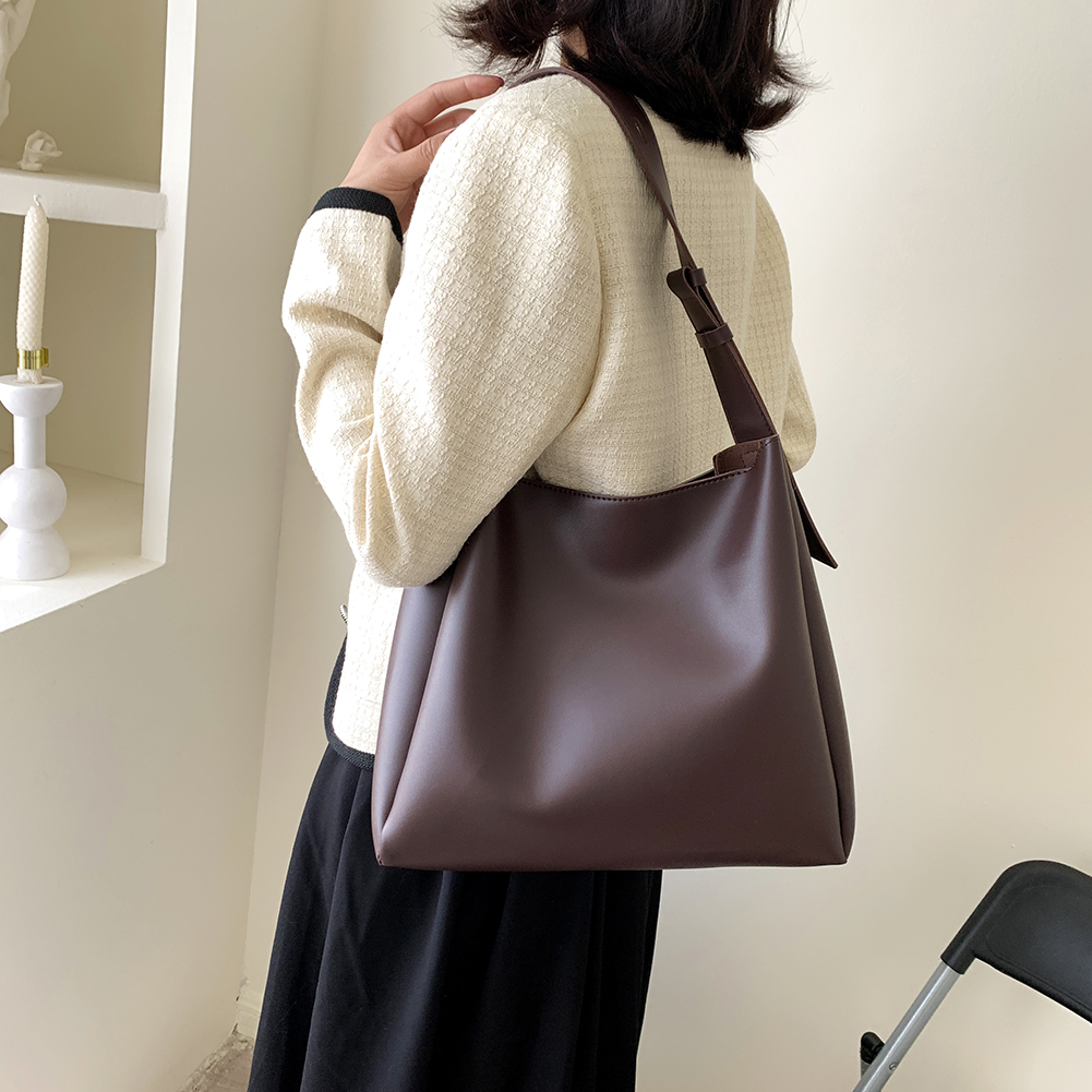 Fashion Leather shopper Tote Bag for Women 2023 Tend Female Simple Large High Capacity Shoulder Side Bag Handbags and Purses Sac