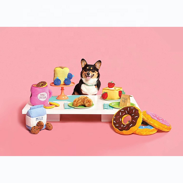 Interactive Summer Dog Toys Pet Supplies Hide and Seek Dog Toys Colorful Squeaky Dog Toys For Chewing
