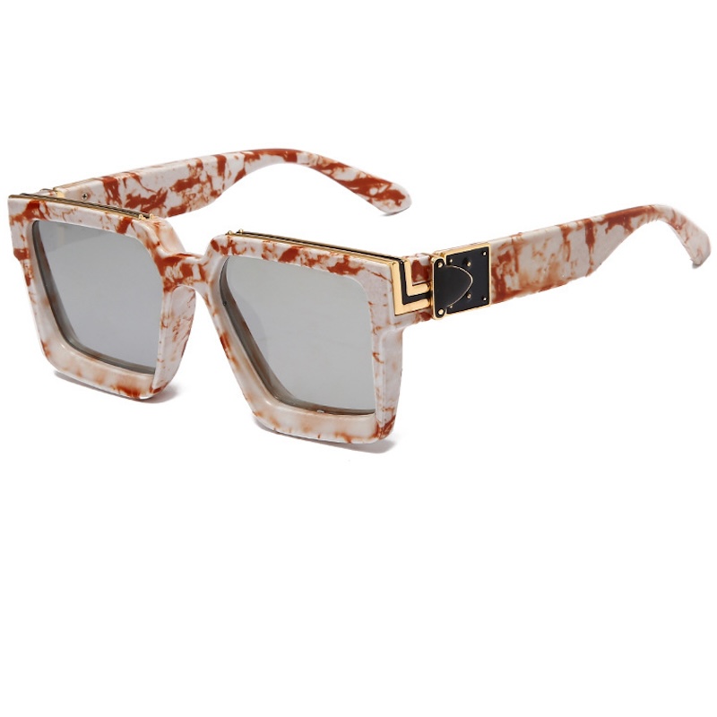 Oversized Sunglasses Square Steampunk Big Punk Men Designer Women Cool Thick Sun Glasses Vintage Fashion y2k Cyberpunk Futuristic Personalized Retro S