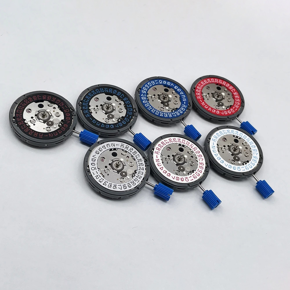 High Precision GMT NH34 Automatic Mechanical Movement Self Winding Date at 3H Datewheel 3/3.8 Crown Watch Accessories NH34A Movement