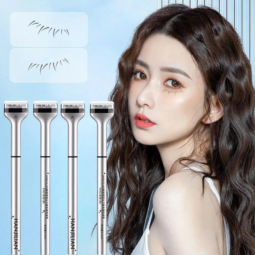 Eyelash seal DIY lower eyelash extension stamp silicone makeup tool suitable for beginners convenient and natural simulation of eye black stick G1V3 2