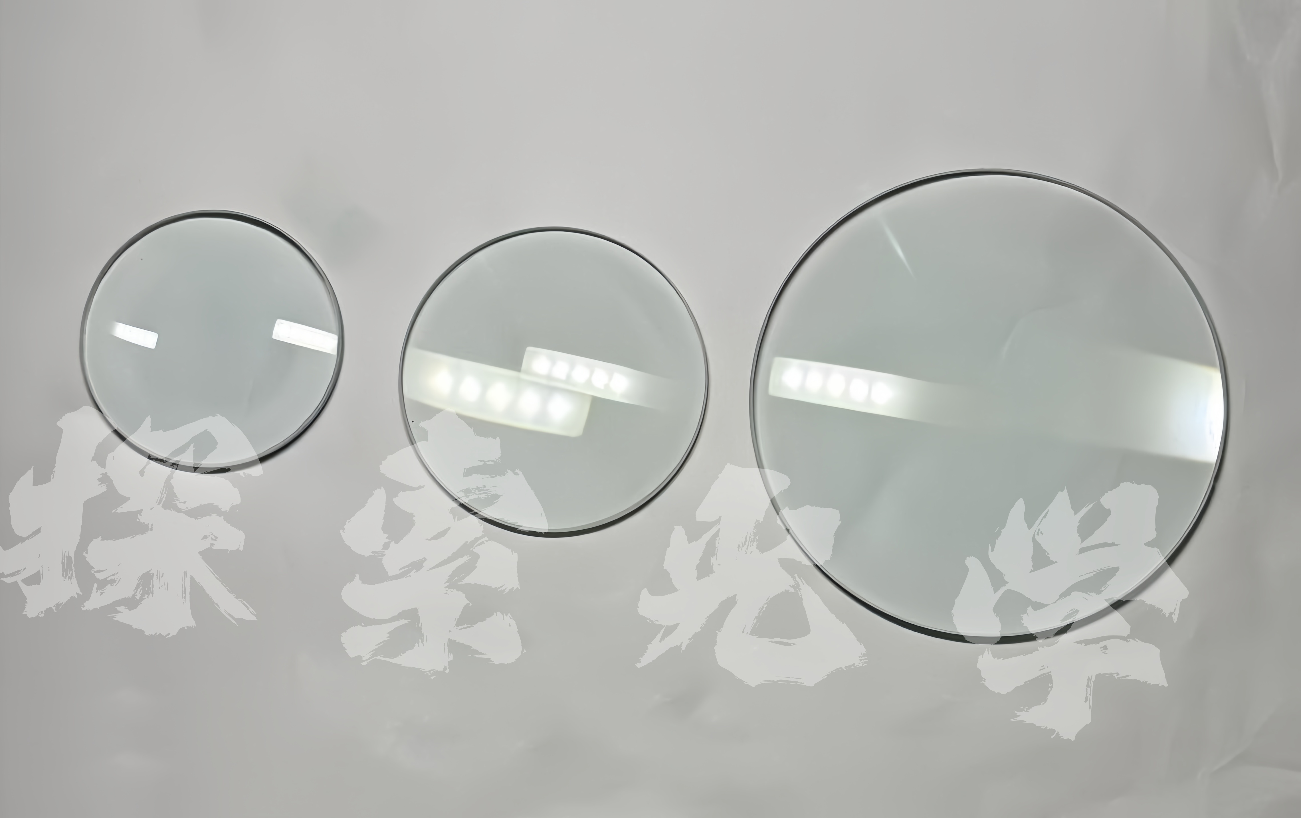 Manufacturer's direct supply of irregular lenses flat convex dual convex flashlight optical glass spotlight stage light lenses tempered glass len