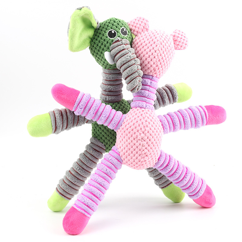 Wholesale Pet Suppliers Elephant Bear Pig Dog Cat Chew Toys
